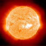 Our Sun as seen in ultraviolet light.